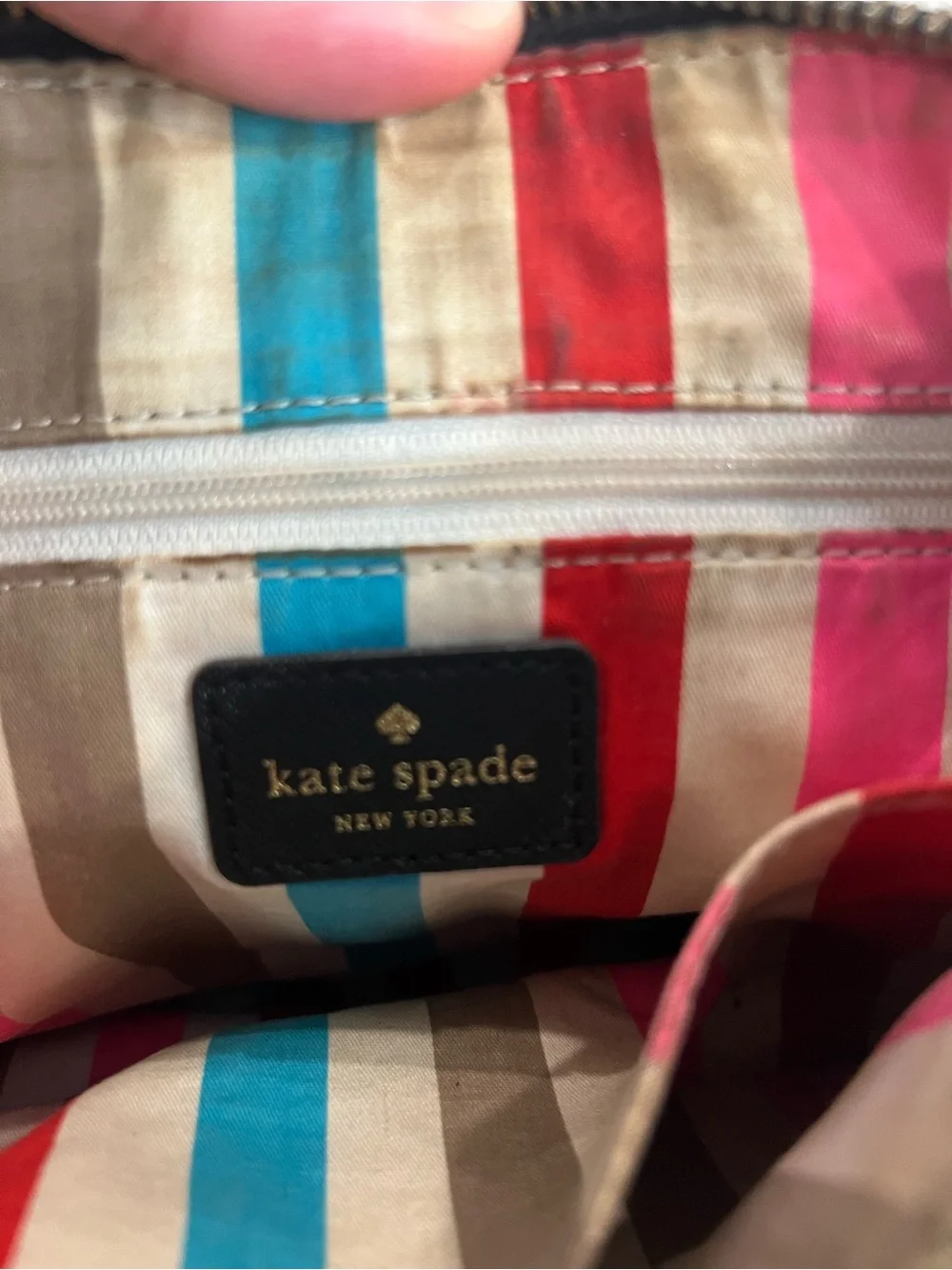 kate spade Black Leather Crossbody